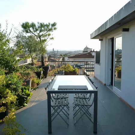 lux design attic | beautiful terrace | great city view over Duomo and Fiesole