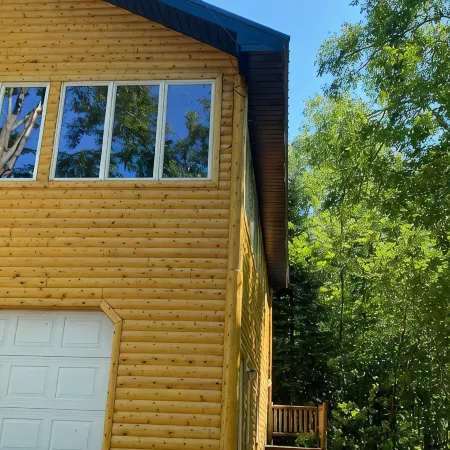 Brimley Beach home next to Brimley State Park
