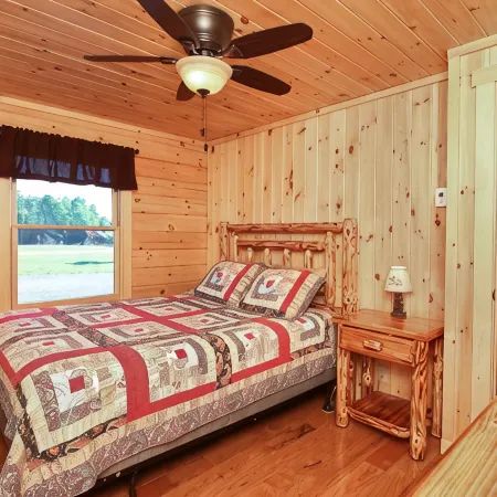 Stay on Kingdom Trails in a four bedroom cabin!