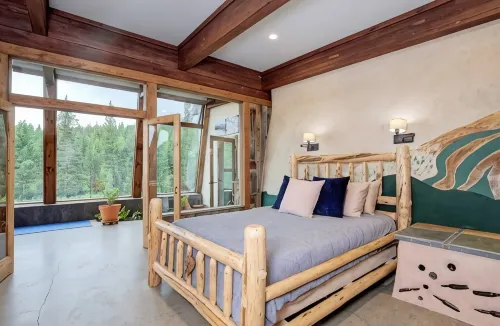 Earthship Home in Big Sky - Gym