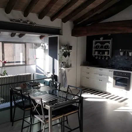 Loft with panoramic views in the heart of Bergamo Alta