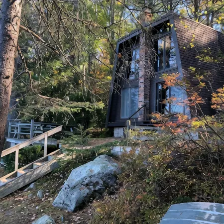 Secluded lakefront cottage with private beach LAKES REGION, DENMARK MAINE