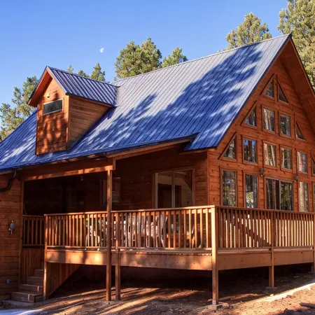 Angel Fire Chalet Nestled in the Pines, convenient to Ski and Golf w/Hot Tub
