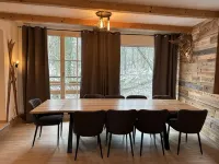 Modern vacation home / chalet with forest view in Dresden - balcony