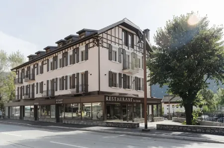 Hostellerie du Petit Saint Bernard Отели в г. Арк 1950