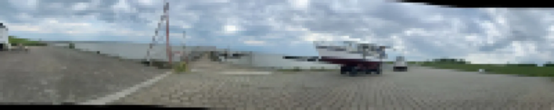 Kleine Ferienwohnung , Direkt am Deich und Hafen von Eckwarden mit Gartennutzung