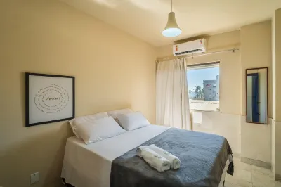 帶陽台和海景的公寓 - Ier0305 Rio Vermelho market附近的飯店