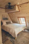 Riverfront A-Frame Cabin in the Mountains w/ Sauna & Private Hiking Trail - 4-Star
