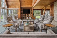 On The Rocks.  Lake Michigan Beachfront Home.