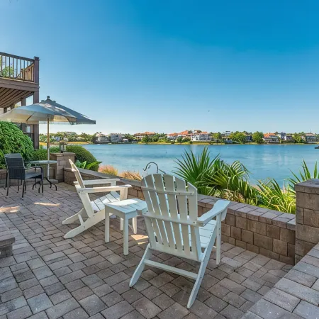 "Seaside Bliss: Waterfront Villa Just Steps from the Beach"