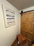 Cozy cabin right on the water! All bikers, skiers, fisherman and more welcome!
