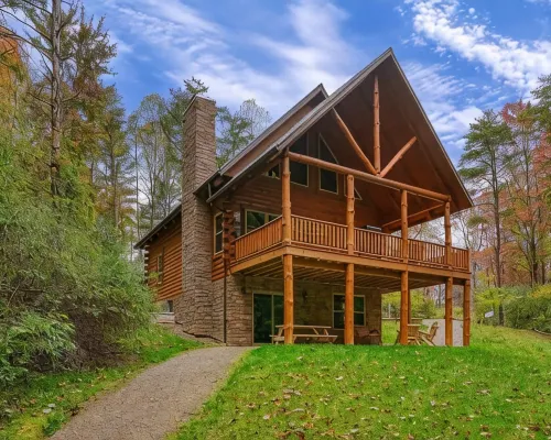 Christine's Chalet Cabin at Trickle Creek Hoteles en Municipio de Marion
