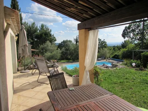 Barjac Villa Pastis - Gîte with swimming pool and view of the Cévennes mountains - Wi-Fi