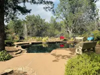 Serene yoga retreat with private heated pool! Just minutes from hiking! - 프라이빗 풀