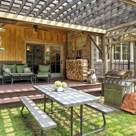 Modern rustic lodge set in the White Mountains and minutes from North Conway.