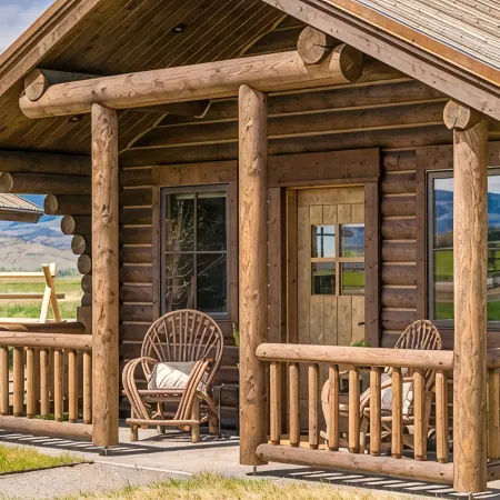 Beautiful Log Cabin in Paradise Valley, Montana