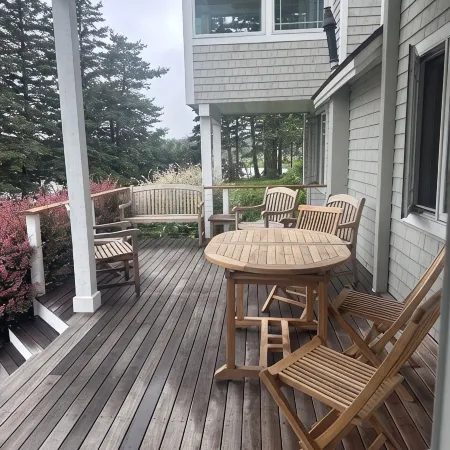 Elegant oceanfront home on Bass Harbor close to Acadia National Park