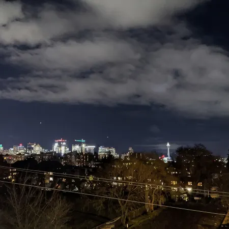 Space Needle and Mountain View. Top-Floor Condo