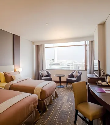 ห้องสุพีเรียร์เตียงคู่หรือเตียงแฝดพร้อมวิวเมือง