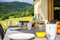 Chalet New 10 People With spa and heated swimming pool in the quiet and natural - สระว่ายน้ำส่วนตัว