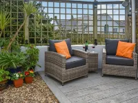 Bayview Cottage, Penzance with great sea views over the Bay & St Michaels Mount - balcony