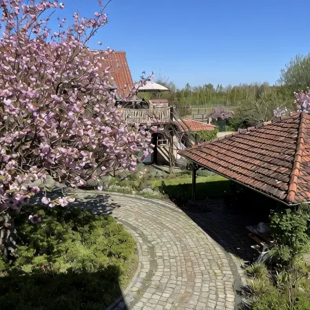 Ferienwohnung im Spargeldorf Schäpe mit Großer Südwest Terrasse Отели в г. Белиц