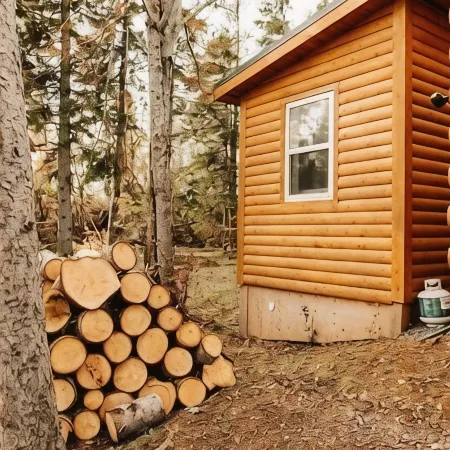 Escape to Tranquility at The Sandy Pearl: A Cozy Log Cottage Retreat