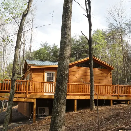 Private Log Cabin - Hot Tub, NEW SatelliteWi-Fi, Fireplace, Sm Pet Considered