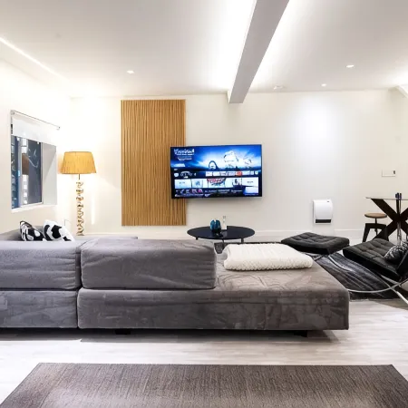 Modern Loft with Park Like Setting View