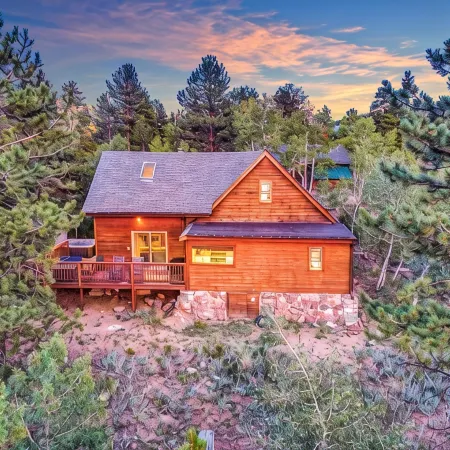 Best Hot Tub View in Bailey - Family & Pet Friendly BBQ / Hot Tub / Near Denver
