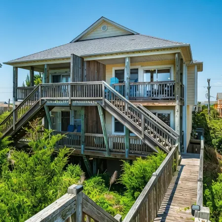 Oceanfront Paradise | Private Beach Access | Topsail Beach | Sleeps 10