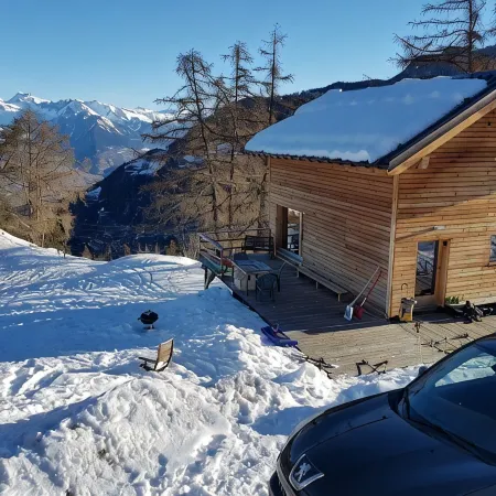 Bright chalet Tzoumaz - Verbier magnificent view on privileged environment