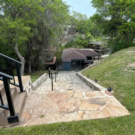 Charming 3-bedroom lake front house in fabulous Granbury with WiFi,  AC, Dock