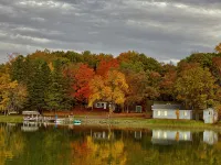 Cozy Up North cabin on beautiful Lake Waukenabo - Chalets