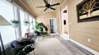 Boho, Plant-Filled Home w/ Wood + Leather Touches, 3 Beds, 2 Baths, Super Clean.