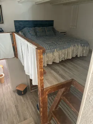 In villa, duplex 42 M2 center for 4 open terrace / garden parking space