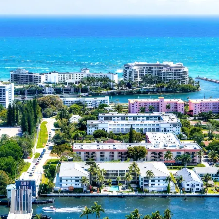 Waterfront Oasis 2BR/2BA with Pool, Gym, Balcony & Parking