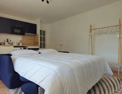 Confort et Proximité : Studio Équipé 230m Plage - 公寓