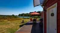 Peaceful Beachfront Cottage - Large Deck & Fire Pit - Gorgeous Views & Wildlife - Gym
