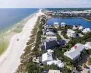 30A Gulf Side-60 Steps To Private Beach-7 Palms-Gated Community-Camp Creek Lake - Beach