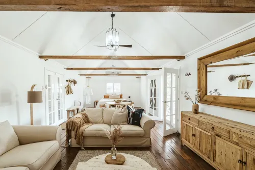 Timber Barn located on the Shoalhaven River - キッチン