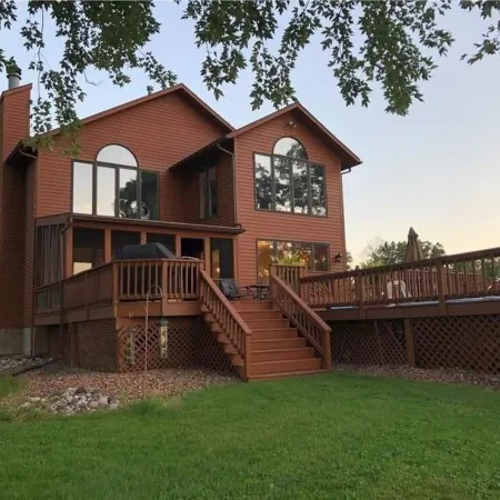Lake Front House with Pool and Hot Tub and Game Room