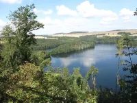 Comfortable holiday home at the Zeulenroda dam / bungalow village Zadelsdorf.