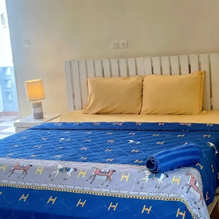 La Siesta Abidjan-Charming 2-bedroom Split-Mezzanine level apartment; WiFi-AC.