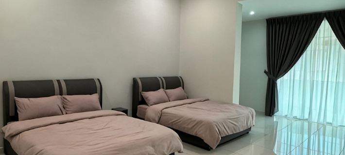 16 pax HB Homestay Raja Uda Ong Yi How Butterworth - Budget Homestay - KTV NETFLIX MAHJONG 北海住宿飯店