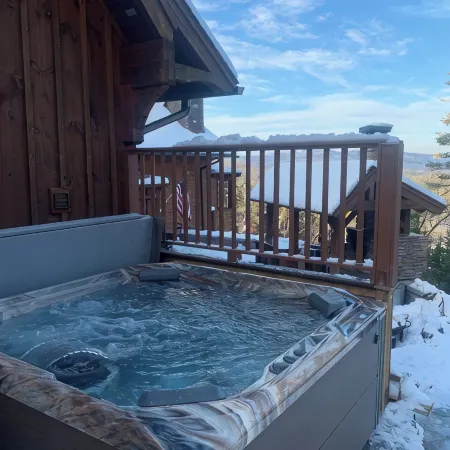 Stunning Mountaintop Retreat with High End Amenities and Four Fireplaces