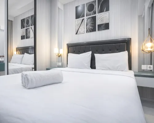 Modern Look 2BR Apartment at The Wahid Private Residence By Travelio Hotel di Babura