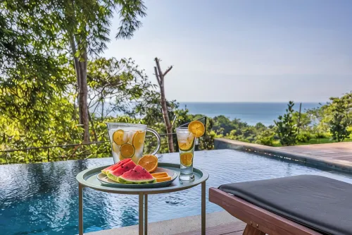 Ocean-View 4Br Villa w/ Private Pool. Walk to Hermosa Beach