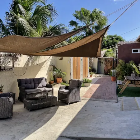 Paradise tranquility with private pool starts with this vacation rental in Aruba