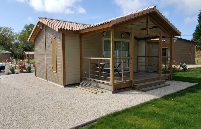 2 bedroom cottage in domain with indoor heated pool